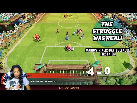 Why I Still Don't Have Mario Strikers...lol [Mario Strikers Battle League First Kick]