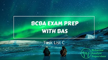 Free BCBA Task List Review C-4