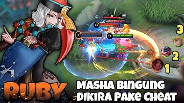Masha Frustasi Ruby Darahnya Ga Berkurang | Build Ruby Tersakit Dan Terkuat 2022 - MLBB