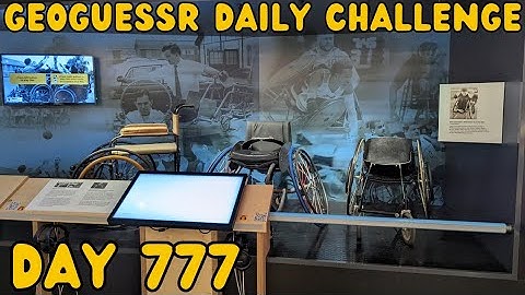 Within the hour!  Geoguessr daily challenge day 777.