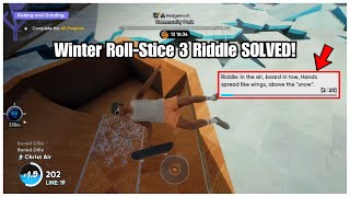 Athlete Statistics Skate 4 - Riddle: In the air, board in tow, Hands spread like wings, above the "snow". SOLVED