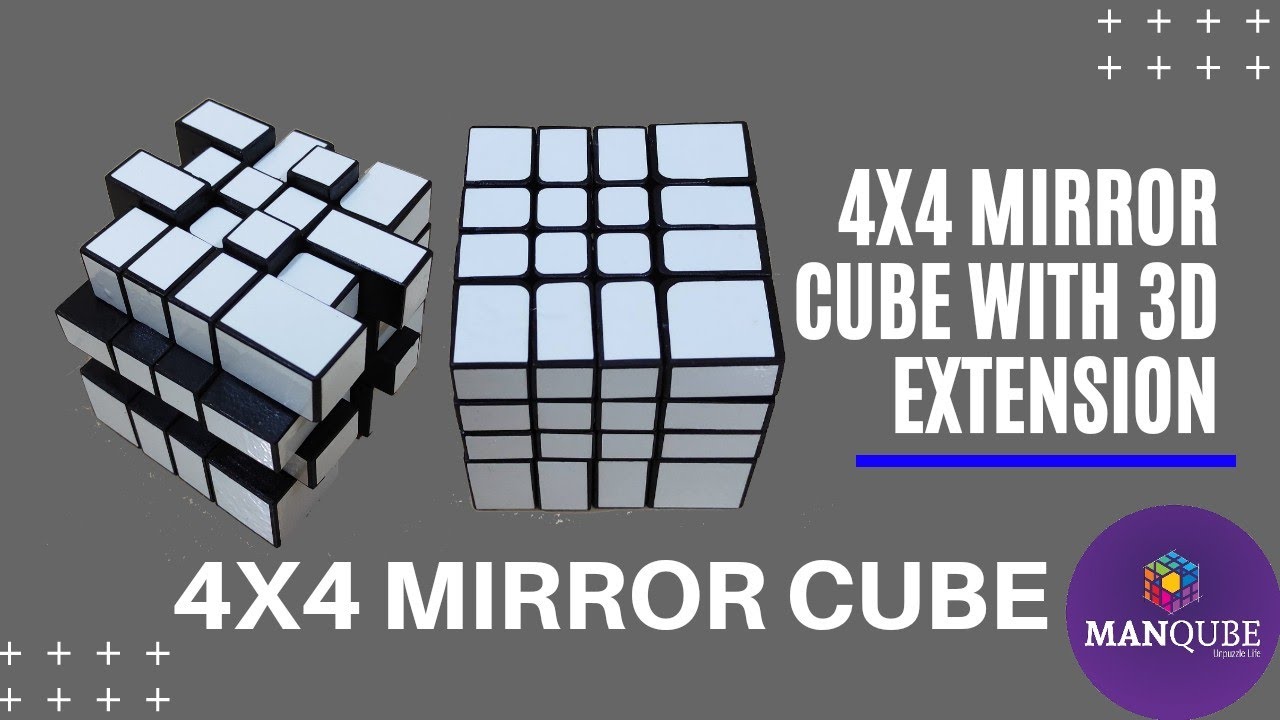 4x4 Mirror Cube with 3D Extension | How I Built 4x4 Mirror Cube | DIY ...