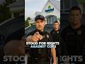 Auditor  saw cops detaining a disabled man and began recording.Cops  then confronted her for filming
