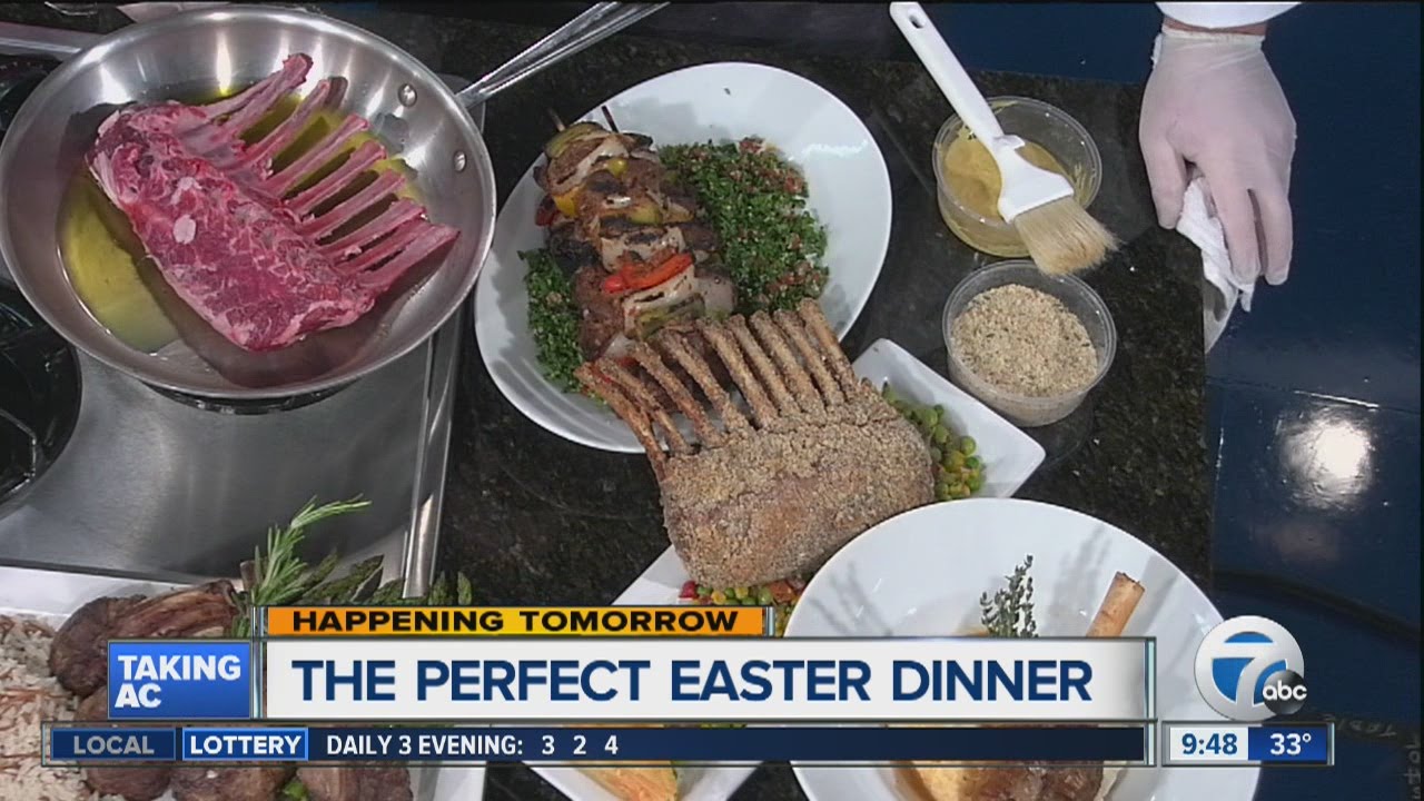 Chef shares tasty recipe for Herb Roasted Lamb Rack - YouTube