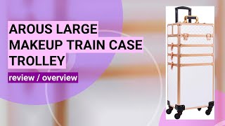 AROUS Rolling Makeup Train Case Review: The Ultimate Travel Organizer for Beauty Pros! Content