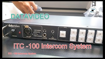 DataVideo ITC-100 Intercom System : Unboxing & Overview.