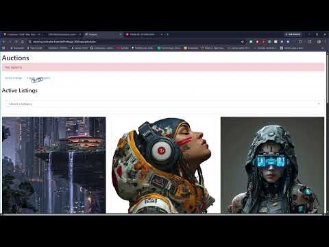 CS50 Web   Project 2   Commerce