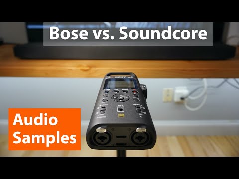 Soundbar: Bose vs Soundcore (Audio Samples Available for Download)