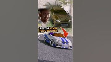 Memories, restoration ❤️‍🩹 Paul Walkers Nissan,Car Parking Multiplayer #carparkingmultyplayer