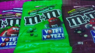 NEW M&M Flavors Espresso, Mint and Raspberry First Taste
