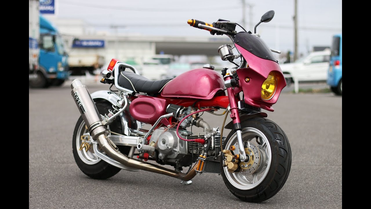 中華モンキー モンキー フルカスタム エンジン始動動画 中華 HONDA MONKEY - YouTube