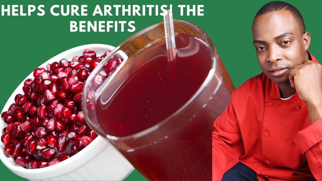 Helps cure Arthritis! The benefits of pomegranate seed ! Helps fight Prostate To drink it every day