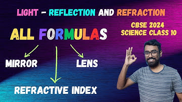 All Formulas 🔥 of Light Reflection and Refraction | CBSE Class 10 Science