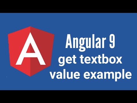 Angular 9 tutorial in Hindi #7 get input box value with example