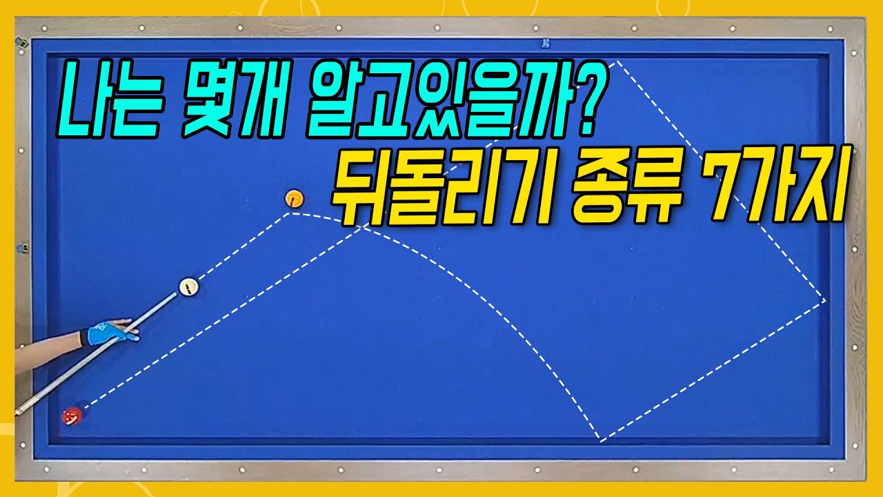 뒤돌리기 종류 7가지 총정리