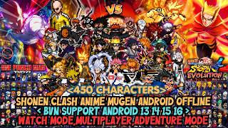 SHONEN CLASH BVN MUGEN ANDROID [450 CHARACTERS] - ANIME CROSSOVER MUGEN HD-2D (FULL GUIDE TUTORIAL) screenshot 1
