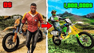 PASO de PILOTO de MOTO CROSS POBRE a MILLONARIO en GTA 5! screenshot 5