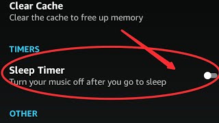 How to on sleep timer in Amazon music, Amazon music me sleep timer kaise on kare screenshot 2