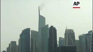 Fire breaks out at high-rise building in Dubai