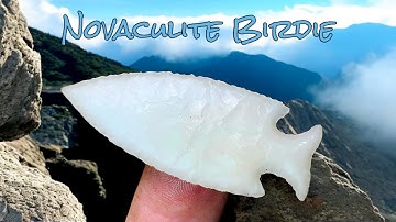 Flintknapping A Novaculite Flake. Beginner Flintknapping.