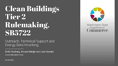 5/19/23 Rulemaking Workshop- Tier 2 Buildings: Outreach, Technical Support & Energy Benchmarking - DayDayNews