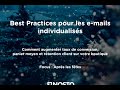 Webinar best practices pour les emails automatiques