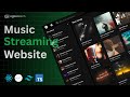 Build a Music Streaming App with Next.js 15 App Router, React, Tailwind CSS v4 & TypeScript