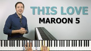 How to play 'This Love' by Maroon 5 on the piano -- Playground Sessions screenshot 5