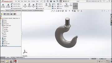 SolidWorks Tutorial - Part 1 - Hook Modeling