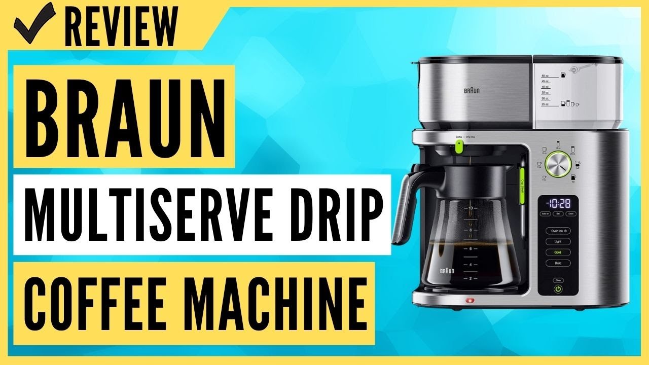 Braun KF9070S MultiServe Drip Coffee Machine Review YouTube
