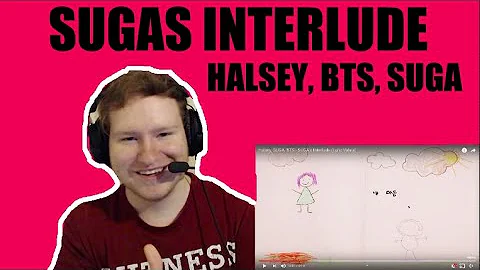 Halsey, SUGA, BTS - SUGA's Interlude (Lyric Video) (REACTION!!)