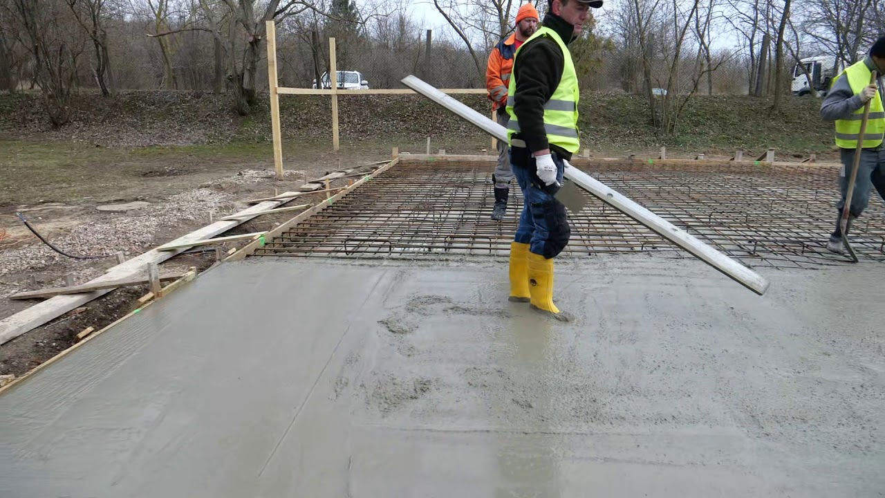 2018 03 26 Eredeti Fény Zen Templom - irodaépület alaplemez betonöntés