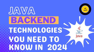 Top Java Backend Technologies to Learn in 2024 | @javacodeex