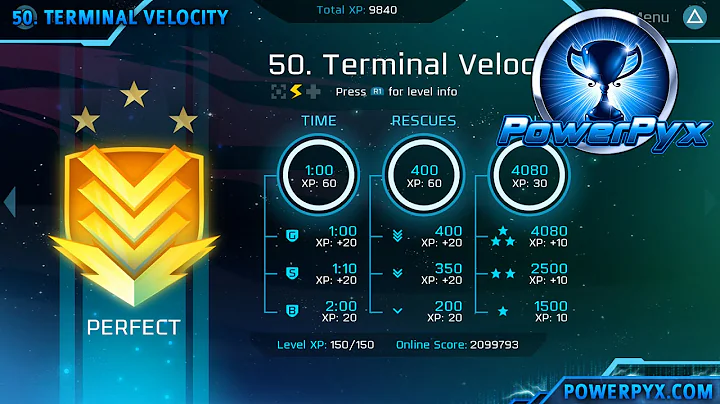 Velocity 2X - Perfect Medal Walkthrough Level 41-50 (FuturLab Certified Trophy Guide)