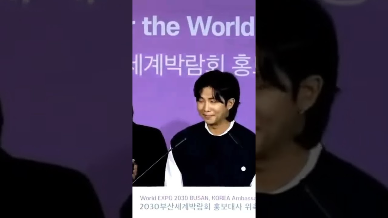 BTS as honorary Ambassadors of world Expo2030❤️💞