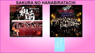 AKB48 Team TP & SNH48 - Sakura no Hanabiratachi