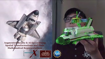 Augmented Reality and AI for Learning Spatial Transformations and Their Mathematical Representations