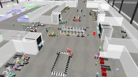 CAST Simulation - Airport Passenger Terminal Evacuation