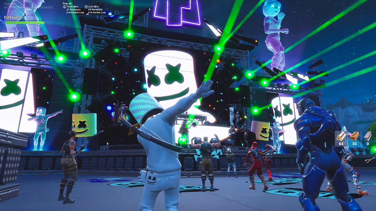 MARSHMELLO LIVE CONCERT IN FORTNITE !!! [60FPS] YouTube