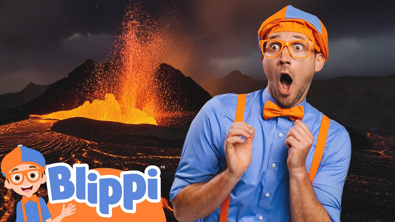 Blippi's Volcano Adventure | Blippi Explores A Volcano! 🌋 | Kilauea Volcano in Hawaii