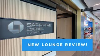 Checking out the BRAND NEW Chase Sapphire Lounge at Boston Airport!
