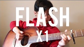 X1 (엑스원) - FLASH Fingerstyle Guitar Cover [w/Chords]