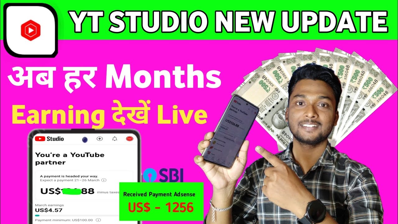 Yt studio का New Update 2024 March || अब अलग अलग देखें अपने हर Months ...