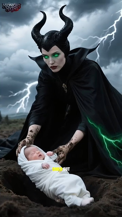 Maleficient Saves The Life of a Poor Dead Baby! #ai #rescue #maleficent