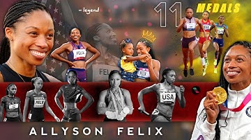 The Unstoppable Rise of Allyson Felix - Five Time Olympian 👸 | Allyson Felix Best Motivation