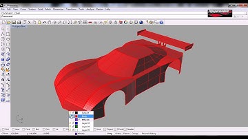 Paper Models Creation in Rhinoceros 4 in Russian - Lesson 05 (part 1/11)