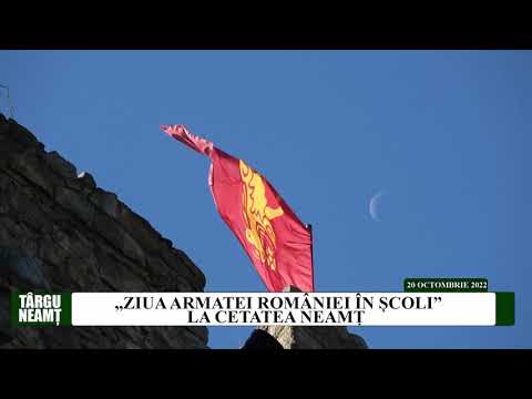„Ziua Armatei României în școli” la Cetatea Neamț