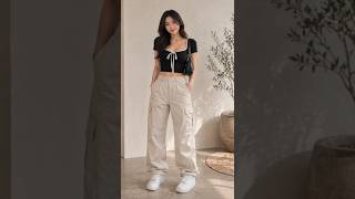 The Outfit || Black Top #ootd #ootdguide #meesho #fashion #style#song#explorepage#fyp #fashiontrends