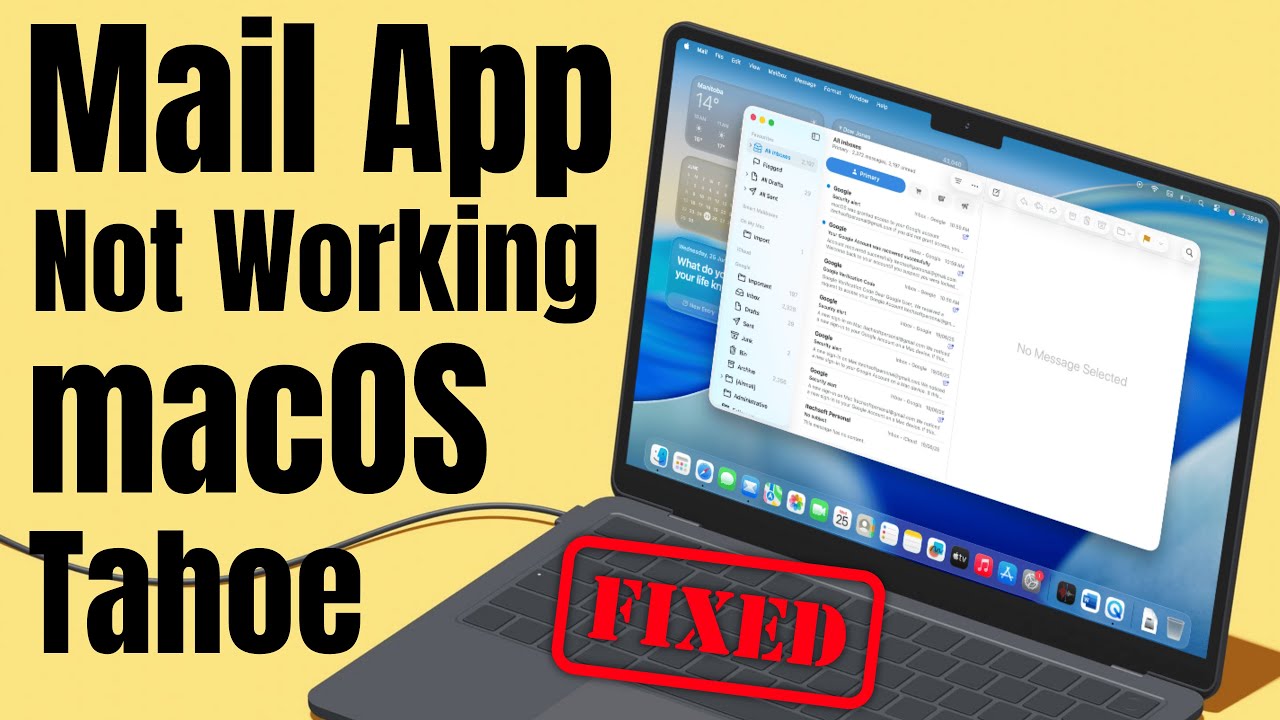 Fix Mail App Not Working in macOS Tahoe On MacBook Pro / Air Fast - YouTube
