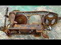 Restoration of old 120 ASADA circular iron cutter | Restore the old 120 ASADA circular metal cutter